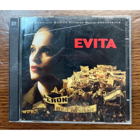 Evita Complete Motion Picture Music Soundtrack 2 CD Set 1996 BMG - Picture 2 of 6